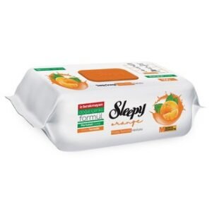 Sleepy Yüzey Temizlik Havlusu Portakal 100'lü