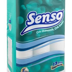 Senso 12'li Rulo Kağıt Havlu Yüksek Emicilik ve Dayanıklılık ile Mutfak ve Temizlik İçin