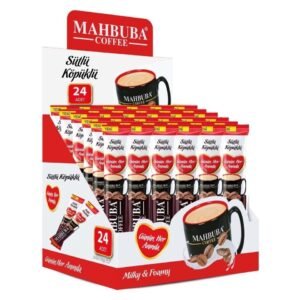 Mahbuba Coffee 3ü1 Arada Sütlü Köpüklü Hazır Kahve 24x18gr