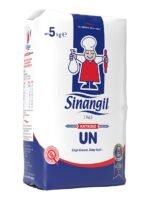 Sinangil Katkısız Yüksek Glutenli Buğday Unu 5 kg – Hamur İşi, Ekmek ve Pasta için İdeal, Yüksek Su Tutma ve Kabarma Özelliği