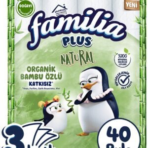 Familia Plus Natural 3 Katlı 40'lı Tuvalet Kağıdı