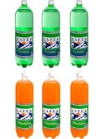 Zafer Sade Gazoz 2 Lt x 3 Adet + Mandalina 2 Lt x 3 Adet Tek Ebat