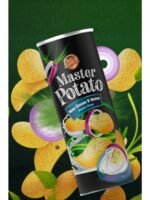 Master Potato Ekşi Krema ve Soğan Aromalı Patates Cipsi - Sour Cream & Onion Potato Chips 160 gr