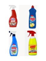 Onno Temizlik Seti ( Yağ Çözücü - Cam Temizleyici -Bulaşık Deterjanı - Asprin )