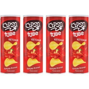 Cipso Tube Ketçap Aromalı Cips 90 gr x 4 Adet