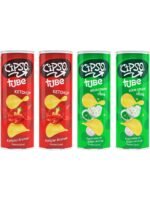 Cipso Tube Ketçap Aromalı ve Ekşi Kremalı Cips 90 gr 4 Lü Karma Paket