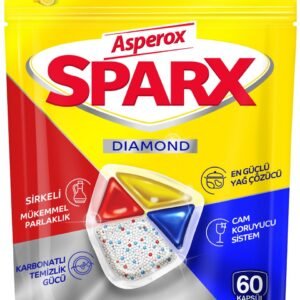 Asperox Sparx Diamond Bulaşık Makinesi Kapsülü 60'lı
