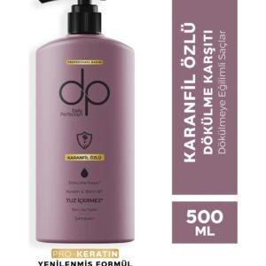Dp Daily Perfection Dökülme Karşıtı Şampuan - Karanfil Özlü, Pro-Keratin ve Biotin Destekli, Tuzsuz Formül, 500 ml, Paraben İçermez