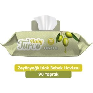 Baby Turco Zeytinyağlı Bebek Islak Havlusu 90 Yaprak  