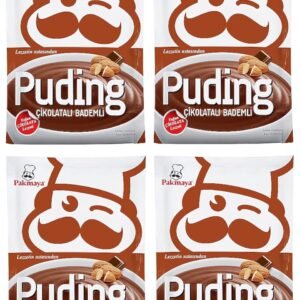 Pakmaya Çikolatalı Bademli Puding 105 gr x 4 Adet