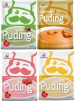 Pakmaya 4'lü Puding Seti (Karamelli, Muzlu, Çilekli, Antep Fıstıklı)