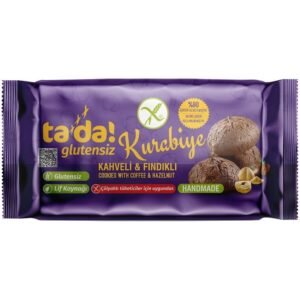Tada Glutensiz Kurabiye Kahveli ve Fındıklı Atıştırmalık 75g