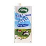 Sütaş Süt 1L Litre Laktozsuz Süt Yarım Yağlı %1,5 Yağlı Süt