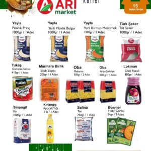 Arı Market Lüks Kumanya Kolisi (15 Çeşit)