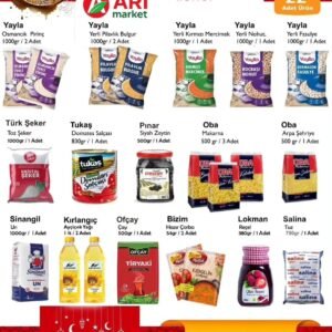 Arı Market Mega Kumanya Kolisi (22 Çeşit)