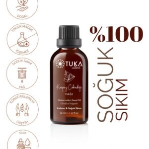 Tuka Natural Karpuz Çekirdeği Yağı 50 ml | Besleyici, Saf Doğal Yağ